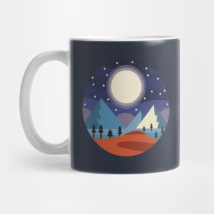 midnight retro Mug